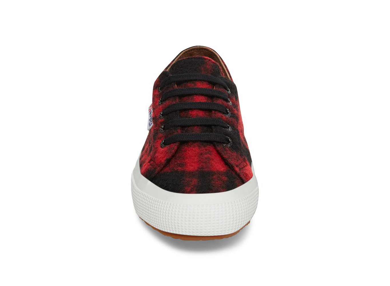 Superga Espadrille Womens - 2750 Shepherdwoolu - Red/Black - IXTMJ9504